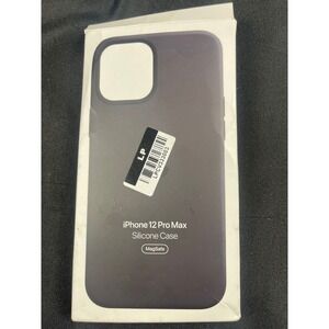 Apple iPhone 12 Pro Max Silicone Case with MagSafe Black MHLG3ZM/A A2498